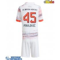 Bayern Munich Aleksandar Pavlovic #45 Replica Away Minikit 2025-26 Short Sleeve (+ pants)